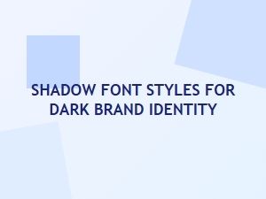 Harnessing Shadows for Enigmatic Brand Identity